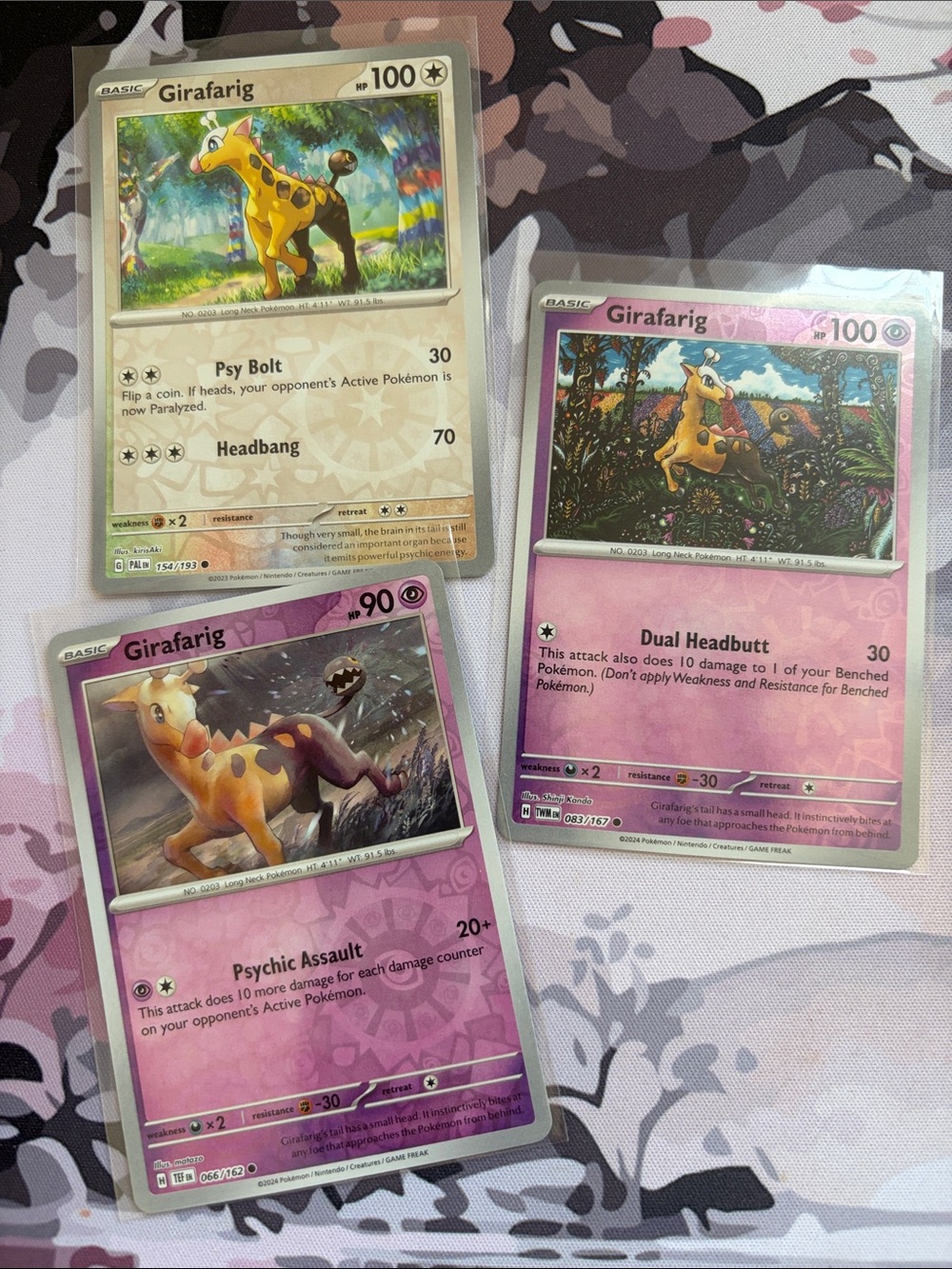 Girafarig Character Lot | 3 Cards | Reverse Holos | Pokémon TCG ✨5/$25✨
